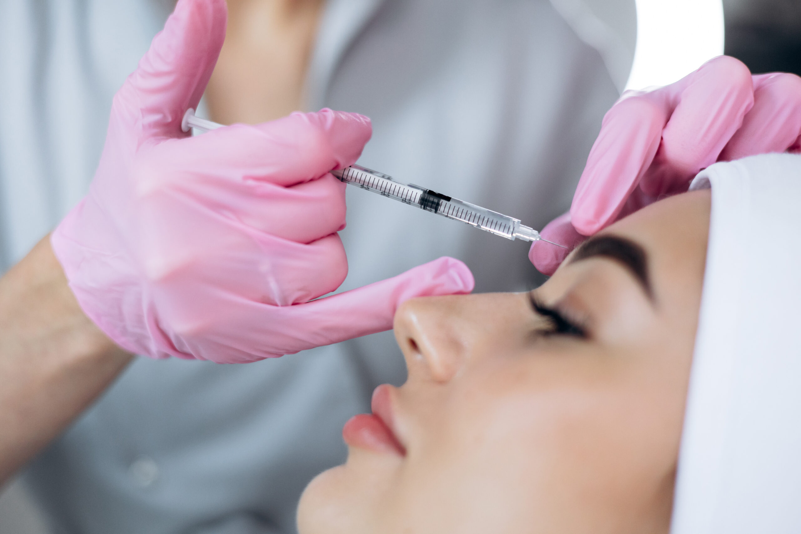 Botox treatment in Newport Beach, CA for smoothing facial wrinkles
